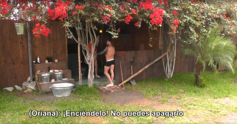 Oriana en el baño de Ganar o Servir