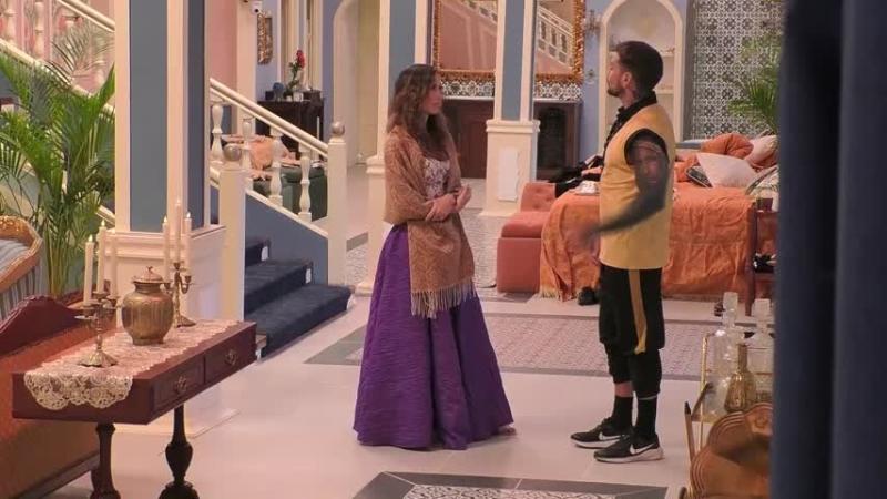 Luis y Daniela, después de la competencia de varones.