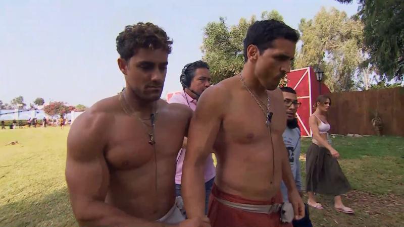 Pangal enojado con Luis Mateucci en Ganar o Servir