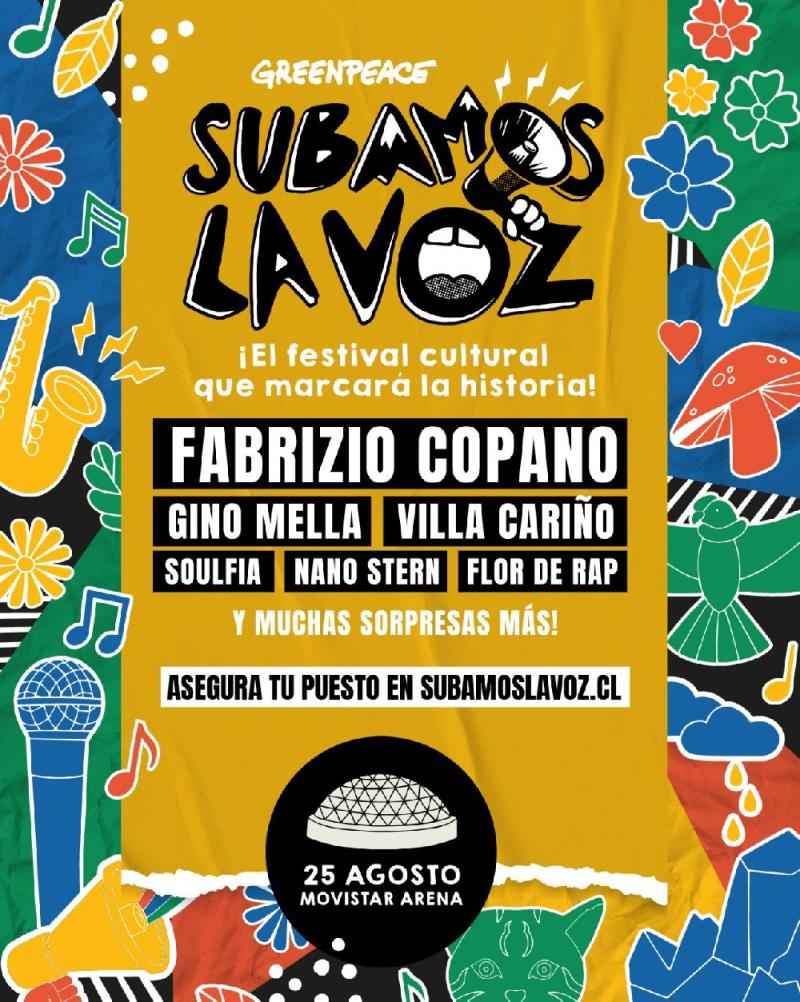 "Subamos la voz": El festival por la defensa del medioambiente de Greenpeace
