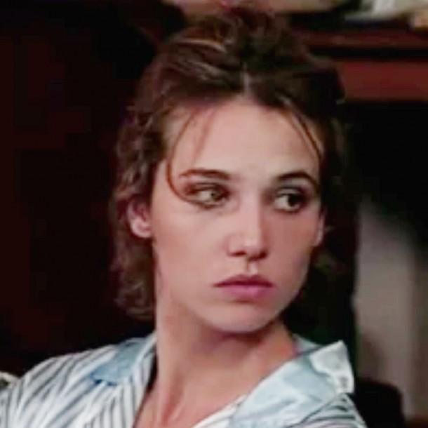 Aline Kuppenheim en 'Champaña' de Canal 13 (1994)