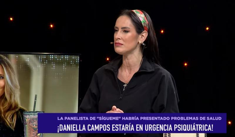 Adriana Barrientos encendió las alarmas por el estado de salud de Daniella Campos.