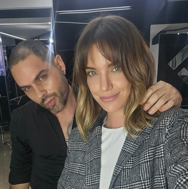 Millaray Viera sorprendió con un corte melena y una chasquilla francesa.