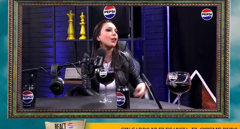 Mariela Sotomayor en el React Pepsi de Ganar o Servir