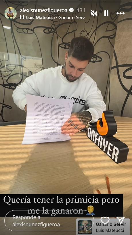 Luis Mateucci firmó para unirse a plataforma para adultos.