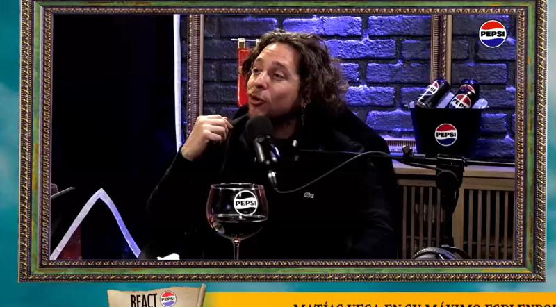 Matías Vega en el React Pepsi de Ganar o Servir