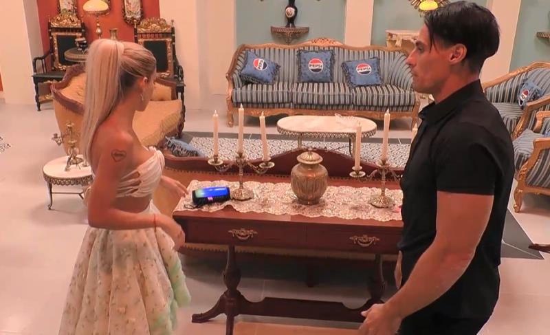 Oriana Marzoli y Facundo González discutieron previo a su presentación en Ganar o Servir.