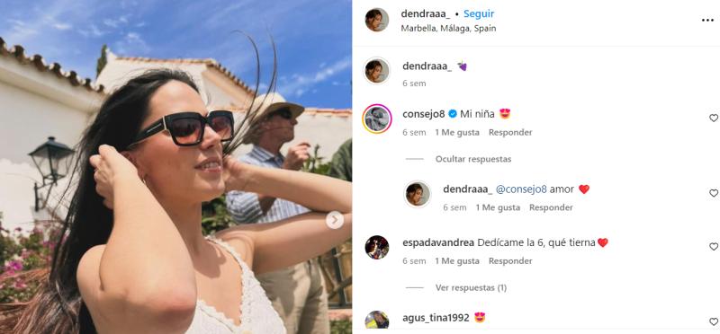 Dendra, la nueva novia de Alex Consejo.