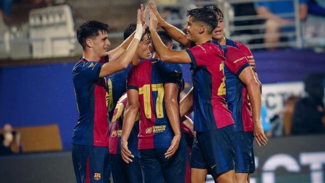 FC Barcelona igualó 2-2 con Manchester City en la Soccer Champions Tour.