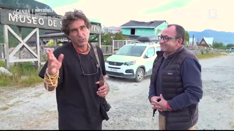 Claudio Iturra y alcalde subrogante de Chaitén