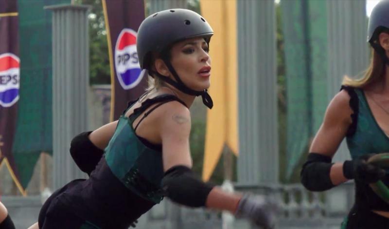 Oriana Marzoli compite en la prueba individual femenina de Ganar o Servir