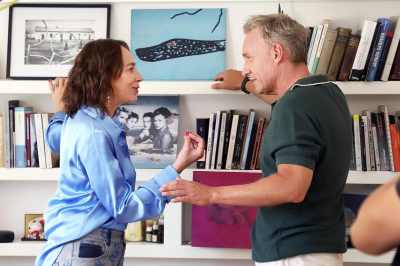 Martín Cárcamo con Patricia Rivadeneira en "De Tú a Tú"
