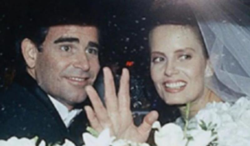 Michael Young y Cecilia Bolocco