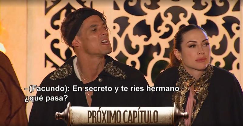 Facundo González molesto con Pangal en Ganar o Servir