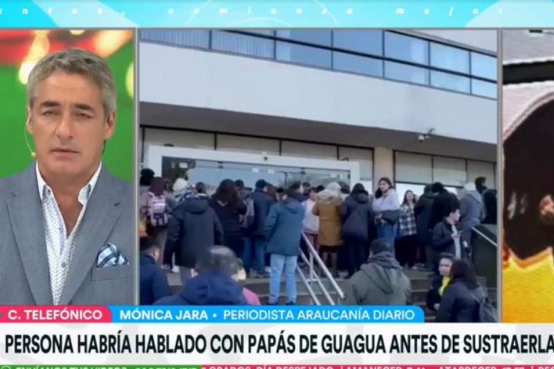 Bebé robado en Hospital Regional de Temuco