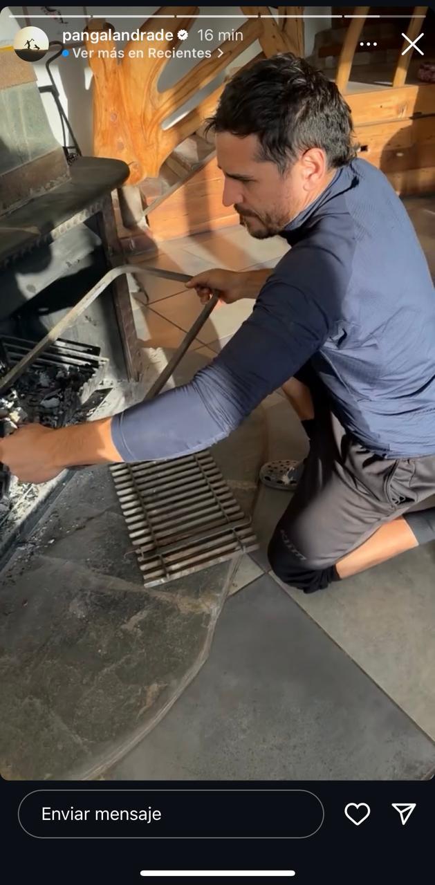 Historia de Instagram de Pangal Andrade