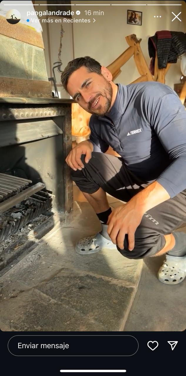 Historia de Instagram de Pangal Andrade