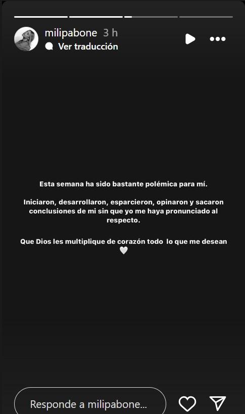 Palabras de supuesta hija de Luis Miguel - Captura de pantalla