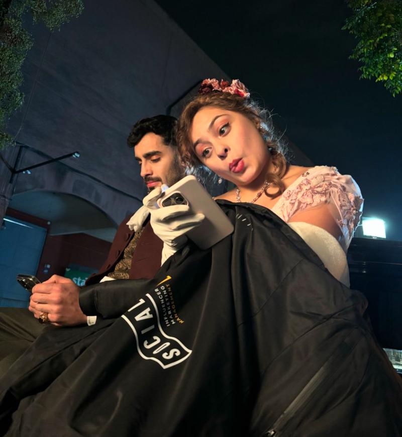 Jorge Aldoney y Skarleth Labra - Instagram