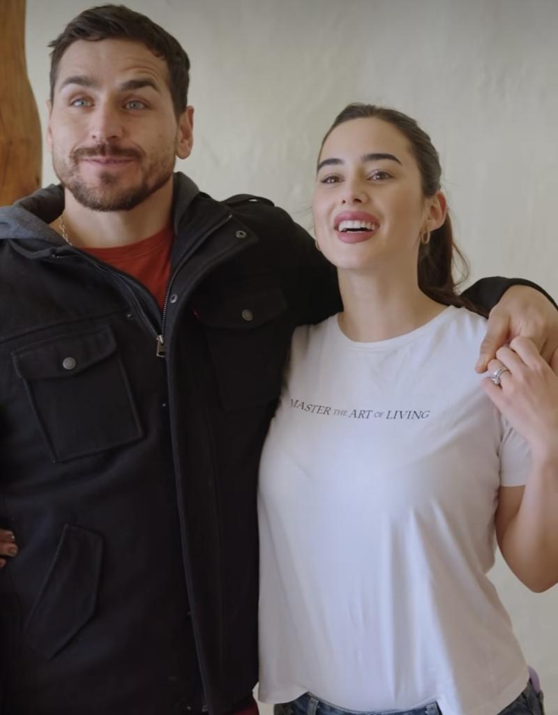 Pangal Andrade y Melina Noto viendo el resultado final - Instagram