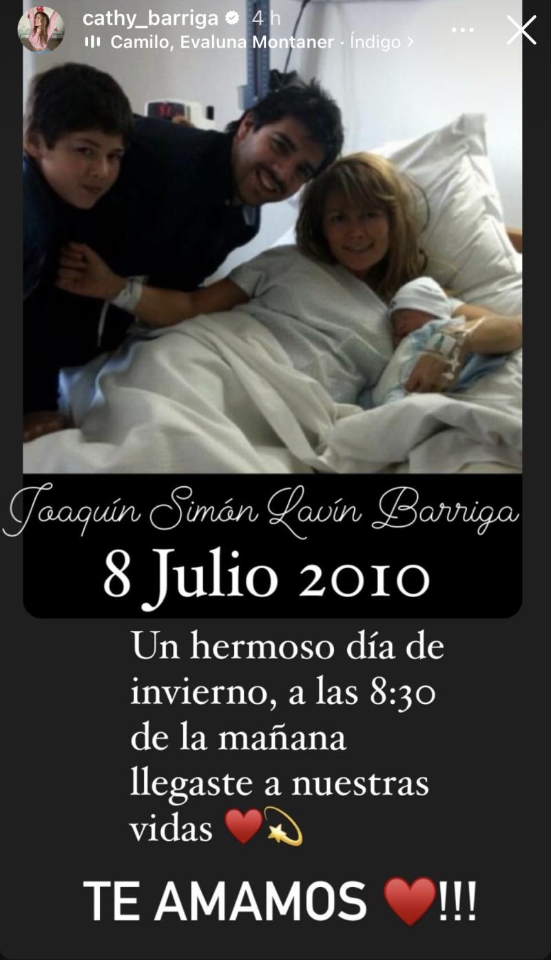 Cathy Barriga celebró el cumpleaños de su hijo Joaquín - Instagram