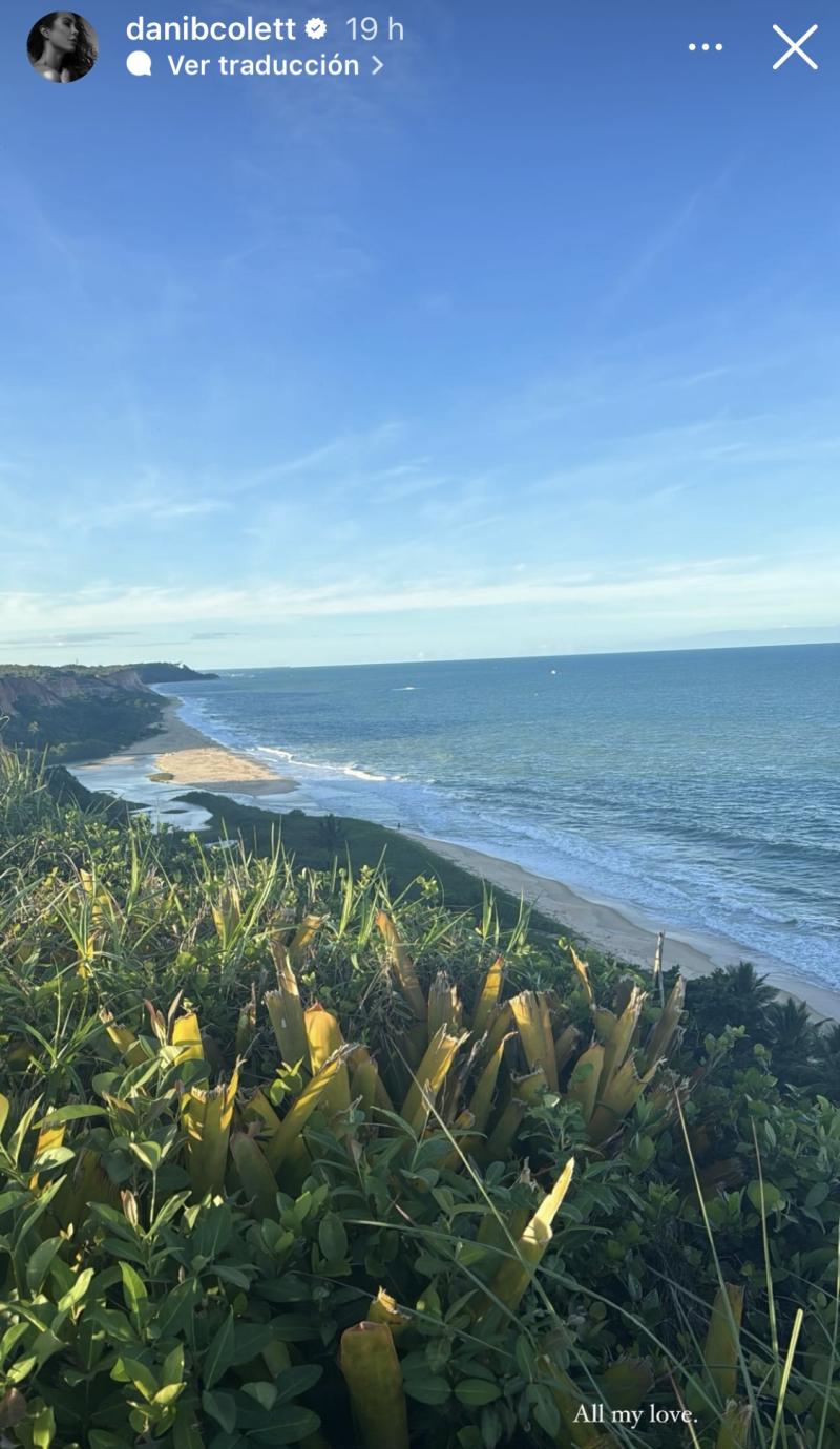 Daniela Colett y su primer registro tras foto viral de Luis Mateucci - Instagram