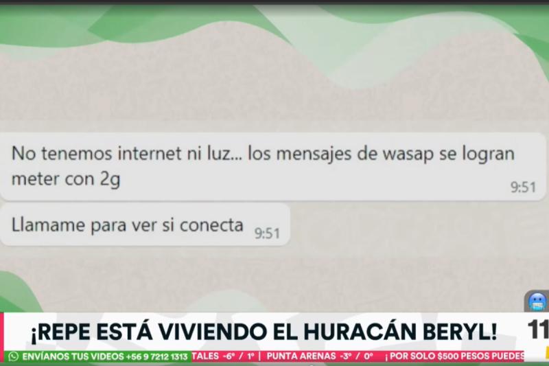 Los mensajes de José Luis Repenning en medio del huracán