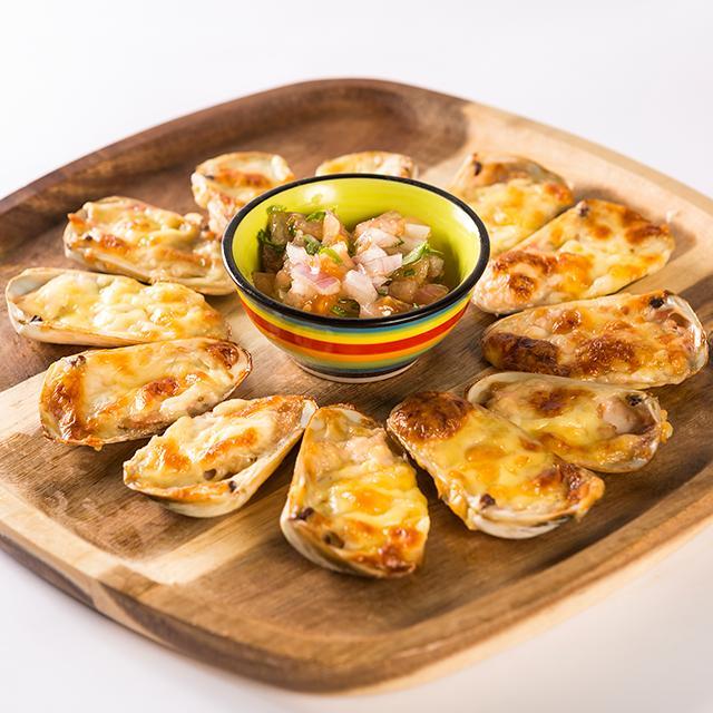 Machas a la parmesana