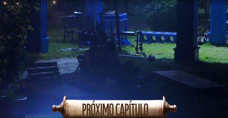 Facundo y Oriana en el patio de Ganar o Servir