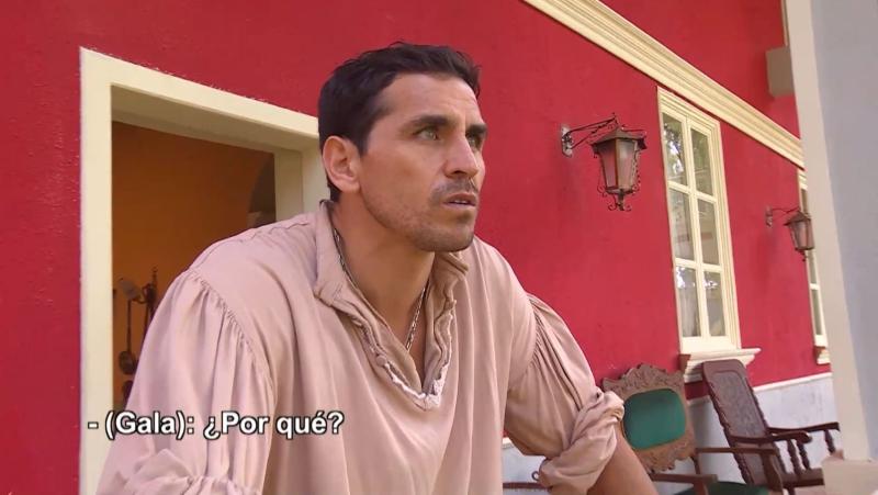 Pangal Andrade antes de la pelea con Luis Mateucci en Ganar o Servir