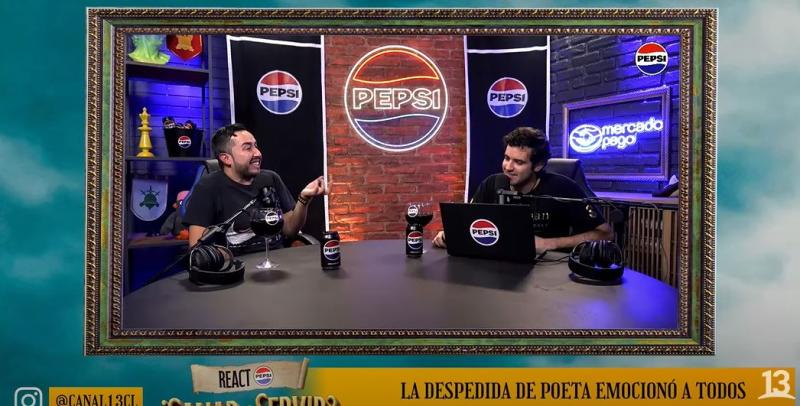 Poeta en React Pepsi de Ganar o Servir junto a NiTan Zorrón