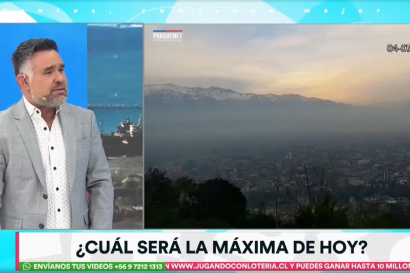 El tiempo en la Región Metropolitana