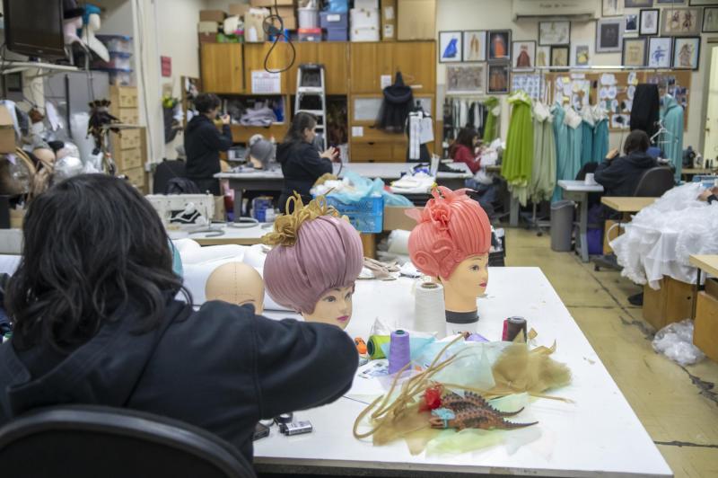 Elaboración vestuario de María Antonieta