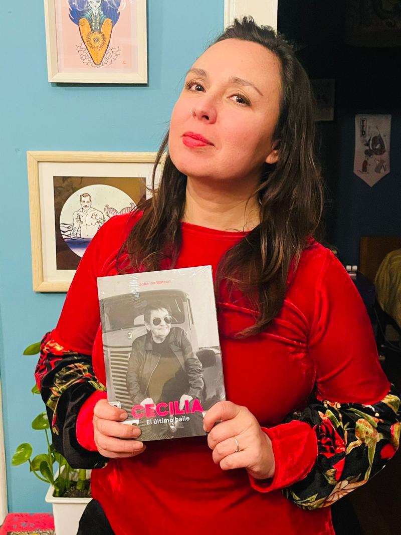 Johanna Watson, autora del libro "Cecilia, el último baile"