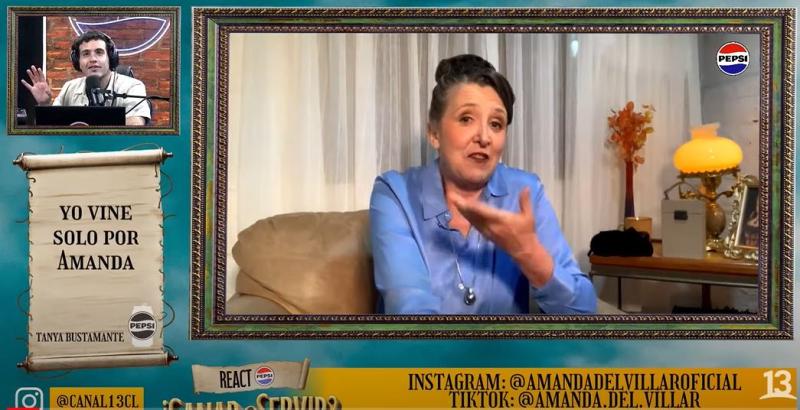 Amanda del Villar en React Pepsi Ganar o Servir