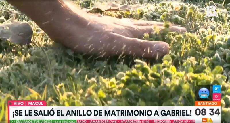 Gabriel Alegría pasó el susto de su vida al perder su anillo de compromiso