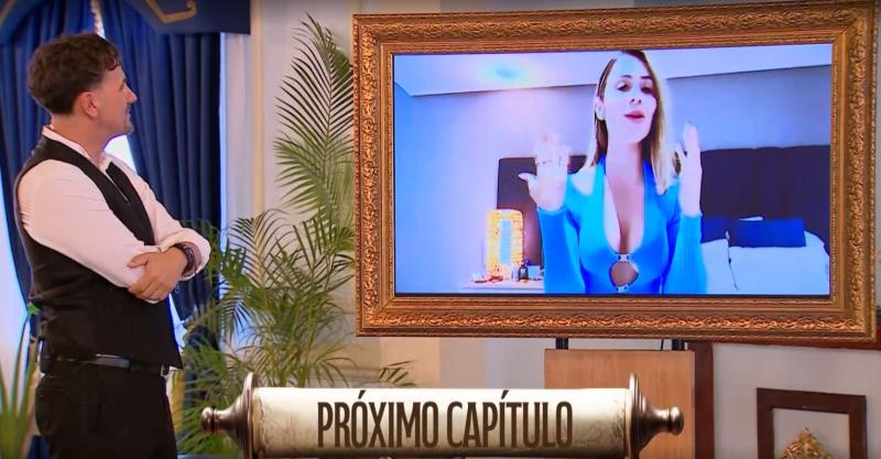 Chama manda mensaje a Luis en Ganar o Servir