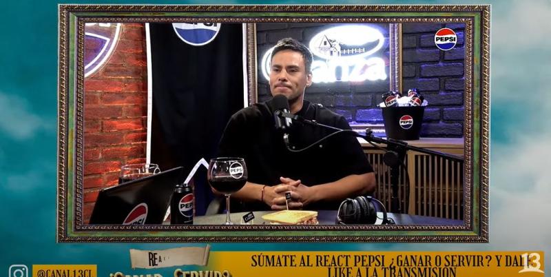 Claudio Valdivia en React Pepsi Ganar o Servir