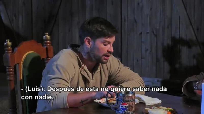 Luis Mateucci enojado, en Ganar o Servir.