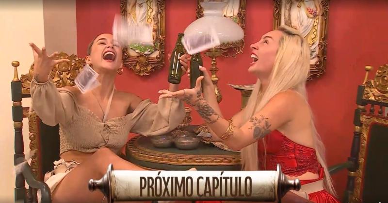 Fran Maira y Guarén en la sesión de fotos de Ganar o Servir