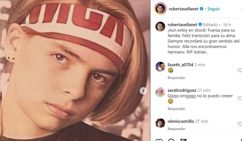 Adrián Olivares, ex integrante de 'Menudo'