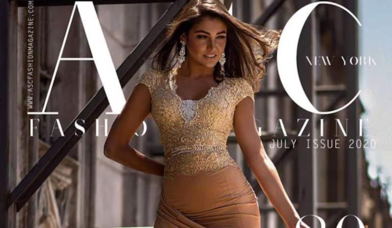 Exparticipante de 1810, Camila Sanhueza en la portada de ASC Fashion Magazine