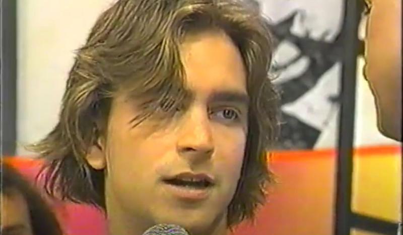 Luciano Cruz-Coke y su banda 'Bohemia' en Extra Jóvenes, 1991