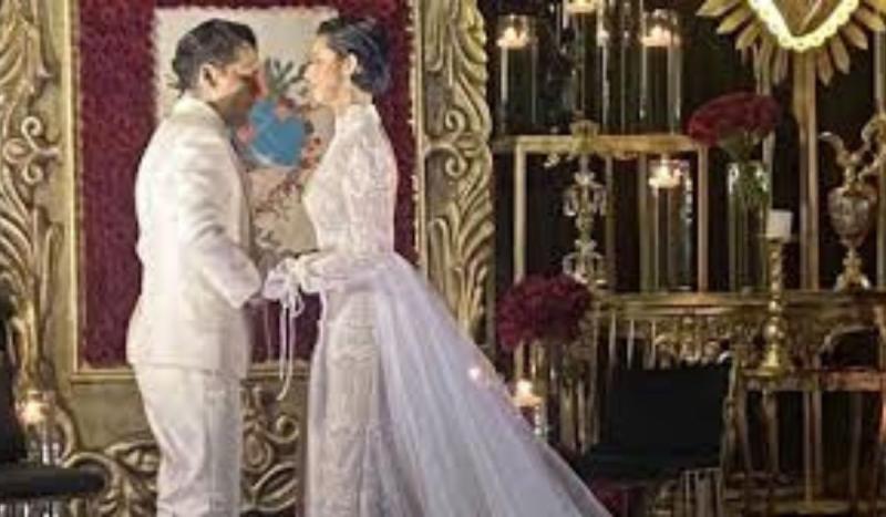 Supuesta boda entre Ángela Aguilar y Christian Nodal Captura de pantalla @L_Adyblue