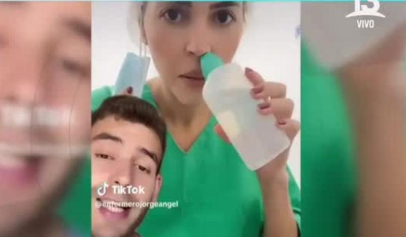 Doctor Ugarte enseña cómo hacer limpiezas nasales en Tú Día de Canal 13
