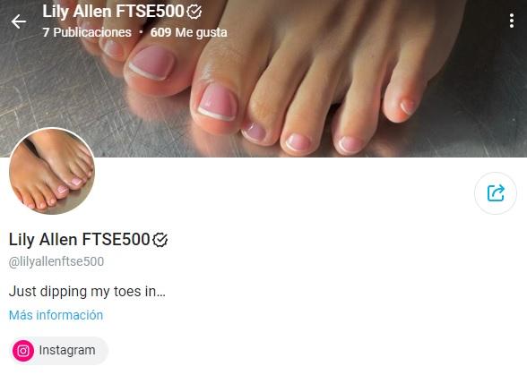 Lily Allen debuta en el mundo de OnlyFans - Captura de pantalla