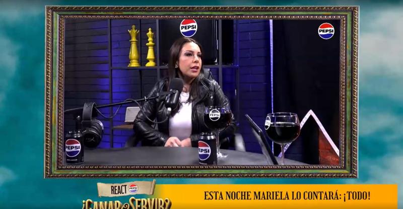 Mariela Sotomayor en React Pepsi de Ganar o Servir