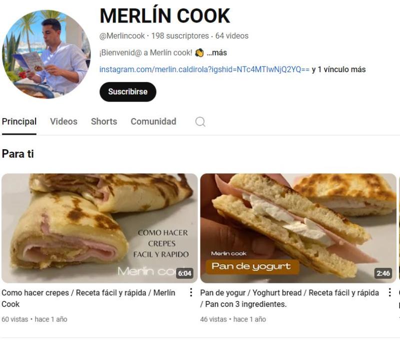 Canal de YouTube de Merlín