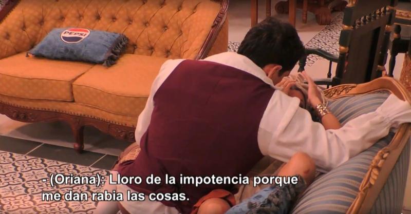 Oriana Marzoli llora con Pangal en Ganar o Servir