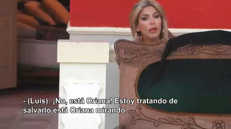 Oriana observa a Facundo desde lejos en Ganar o Servir